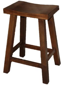 Amish store saddle stool