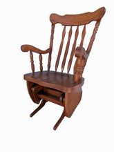 Load image into Gallery viewer, Traditional Red Oak Gliding Rocking Chair Kit