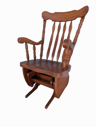 Traditional Red Oak Gliding Rocking Chair Kit