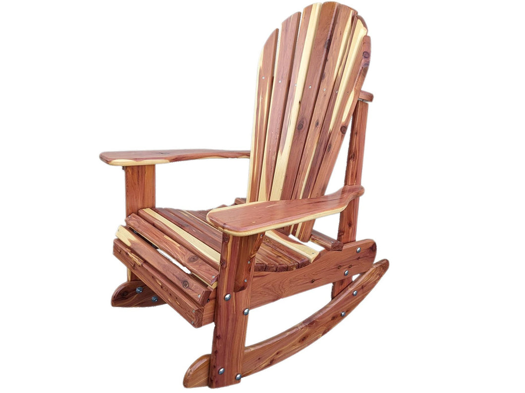 Aromatic Red Cedar Patio Outdoor Rocking Chair Kit