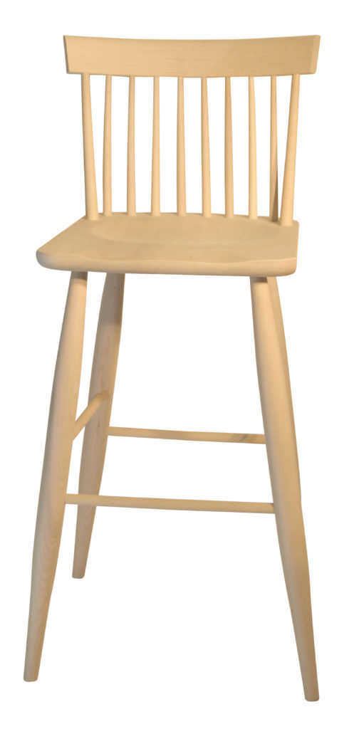 Short Back Maple Bar stool kit