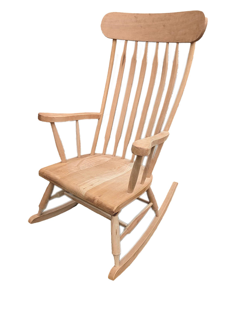Amish Handcrafted Cherry Maple Oak Walnut Boston Rocking Chair Kit ...