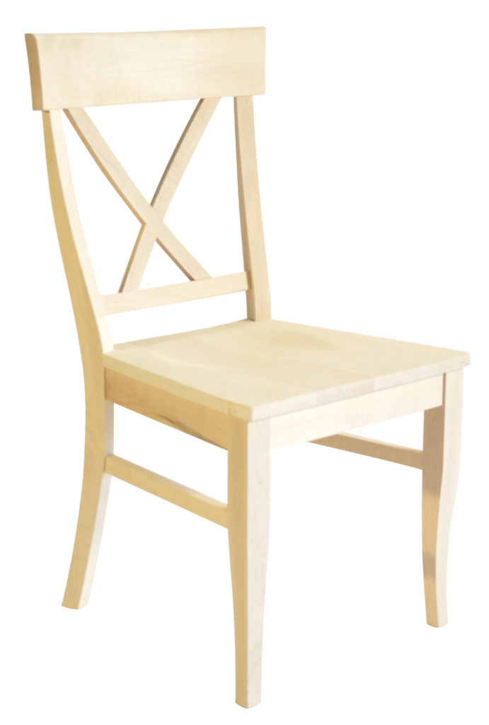 Cross Back Maple Oak Dining Chair Kit