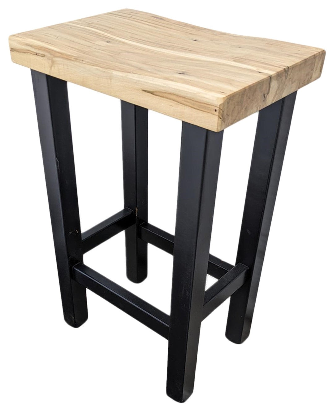 Maple Saddle Bar Stool