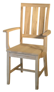 Mennonites Arm Maple Dining Chair Kit