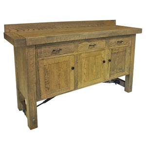 Mennonites Made Rustic Solid Wood Dining Table Set