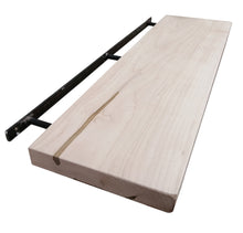 Load image into Gallery viewer, 1 3/4&quot; Thick Maple Floating Shelf