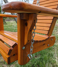 Load image into Gallery viewer, Amish Handcrafted Northern White Cedar Single Swing Chair Kit