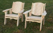 Load image into Gallery viewer, Comfy Back Cedar Patio Chair
