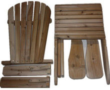 Load image into Gallery viewer, Handcrafted Cedar Corner Double Adirondack/Muskoka Tete-a-Tete Chair
