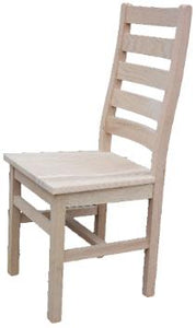Handmade Solid Wood Ladder Back Dining Chairs