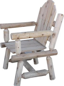 Handcrafted Heavy Duty White Cedar Log Chair Kit