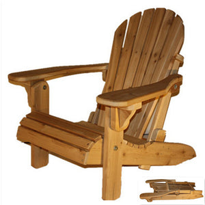 Cedar Folding Adirondack/Muskoka Chair
