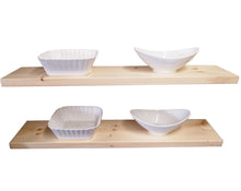 Load image into Gallery viewer, Custom Built Ontario White Pine Floating Shelf